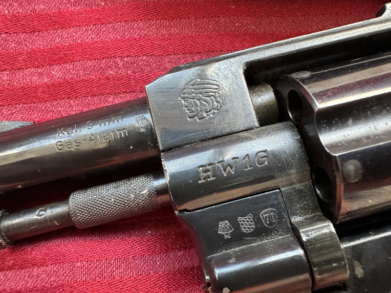 ===>Bester Arminius - HW1G von 1971 -Cal.9mm viel Stahl für Verteidigung -Rarität so aus Sammlung !! – Bild 6