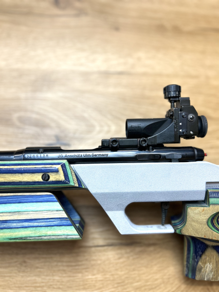 Einzellader-Matchbüchse Anschütz mod. 1907 Kal. .22lr LL 66cm++ Sehr guter Zustand++Waffen Haider++ – Bild 6