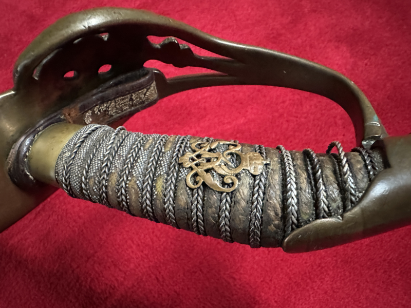 +++Original Preussen Degen Robert-Hermes Solingen um 1900 mit Regimentabnahme sehr gut aus Sammlung! – Bild 4