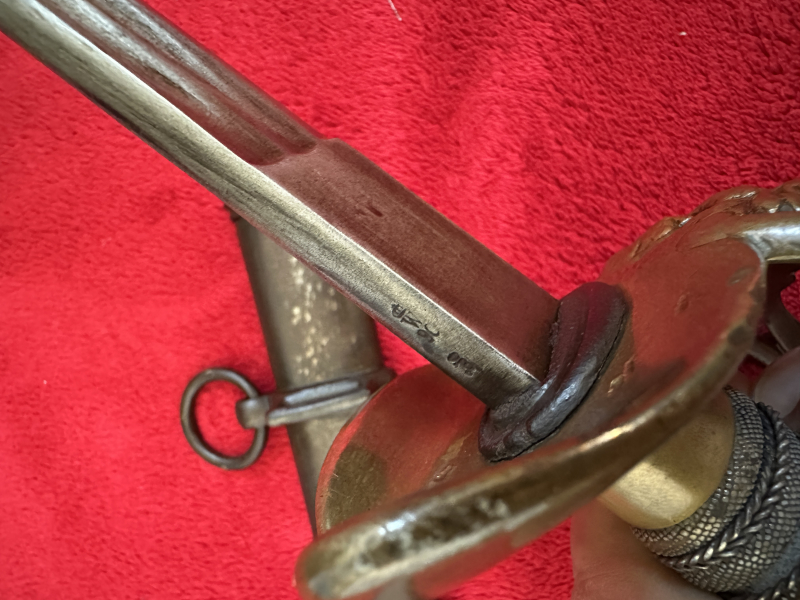 +++Original Preussen Degen Robert-Hermes Solingen um 1900 mit Regimentabnahme sehr gut aus Sammlung! – Bild 6