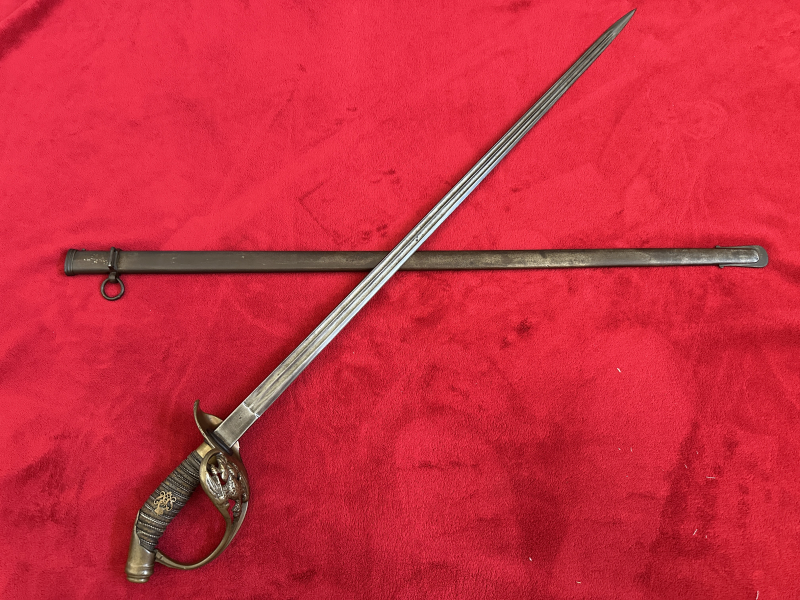 +++Original Preussen Degen Robert-Hermes Solingen um 1900 mit Regimentabnahme sehr gut aus Sammlung! – Bild 1