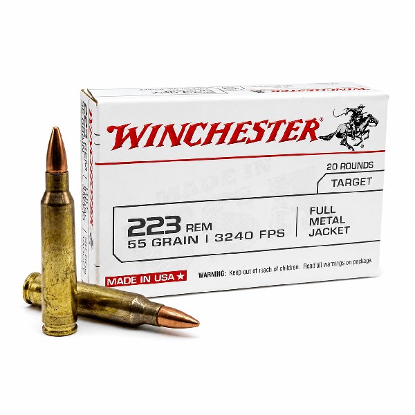 Winchester .223 Remington Vollmantel 55 gr – Bild 1