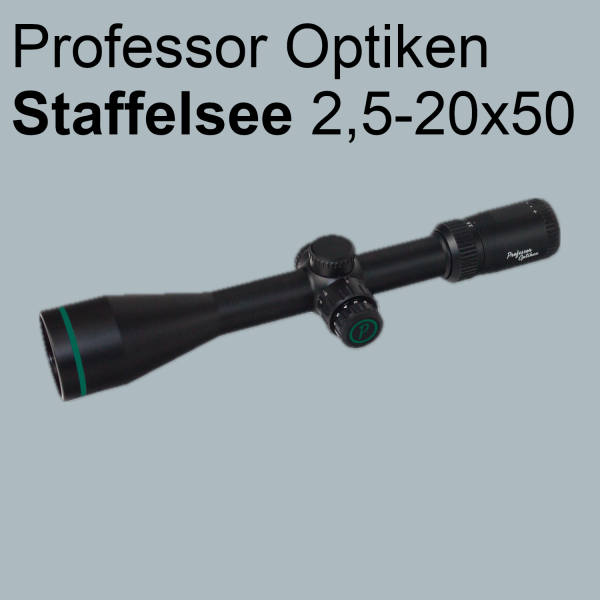 Professor Optiken Staffelsee 2,5-20x50 LD V2 Leuchtfaser-Absehen 4 - Zielfernrohr UVP 499€ – Bild 1
