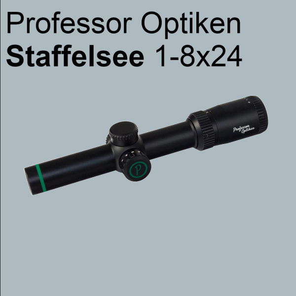 Professor Optiken Staffelsee 1-8x24 LD V2 Leuchtfaser-Absehen 4 - Zielfernrohr – Bild 1