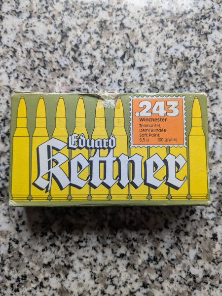 243 Winchester Munition 20 Schuß – Bild 1