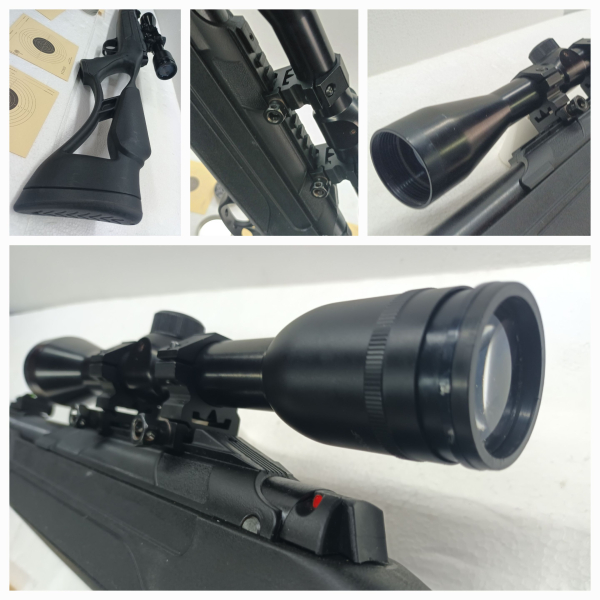 Hatsan Luftgewehr SET *** Kal.4,5mm (.177) + ZIELFERNROHR + MONTAGE Material + Munition + Karten !!! – Bild 3