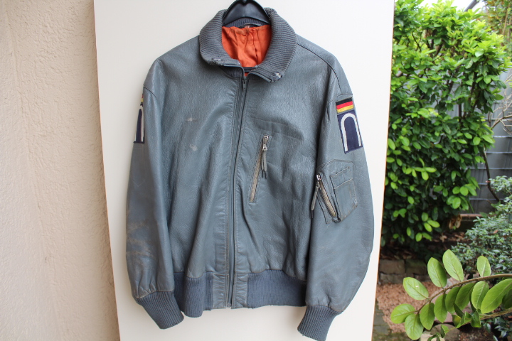 Pilotenjacke. Leder. Original Bundeswehr – zdjęcie 1