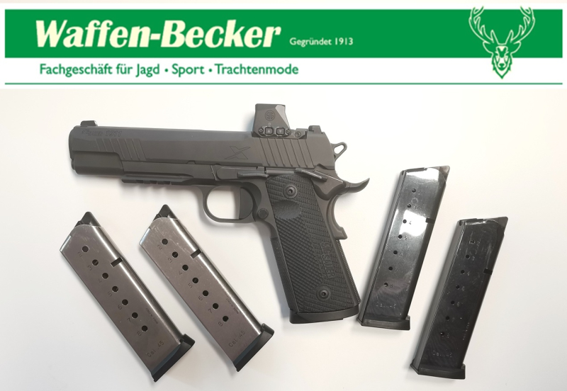 Pistole SIG-Sauer 1911-X mit Romeo-X Compact Kal. .45ACP ---NEUWERTIG--- – Bild 4