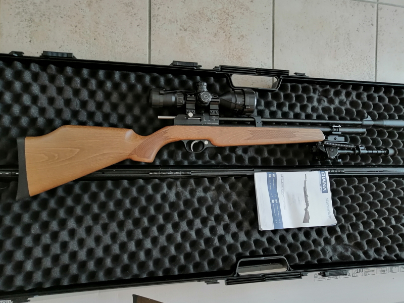 Diana Stormrider Pressluftgewehr mit VIEL Zubehör !! – Bild 2