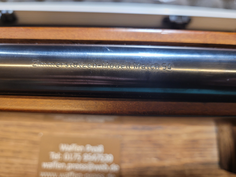 Anschütz Zimmerstutzen Match 54 4mmRF Lang mit Beschuss – Bild 3