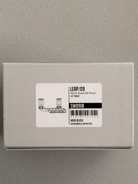 Scalarworks LEAP/09 34mm Schnellspannmontagen mit Vorlage 1.57 – Bild 6