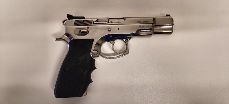 CZ75B 9mm Edelstahl Feinvisier und reduzierte Abzug – Bild 1