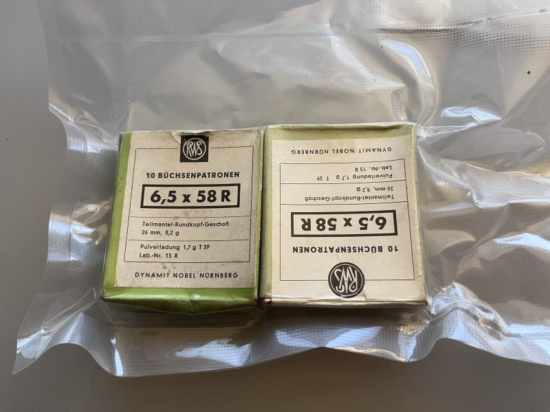 23 Schuss RWS 6,5x58R, – obrázek 1