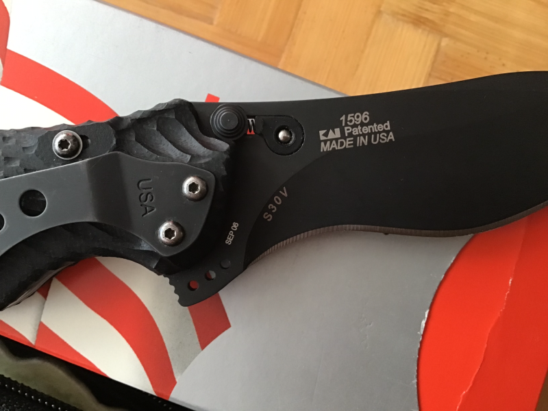 Kershaw SPECBUMP 1596 Klinge S30V – stampa 3