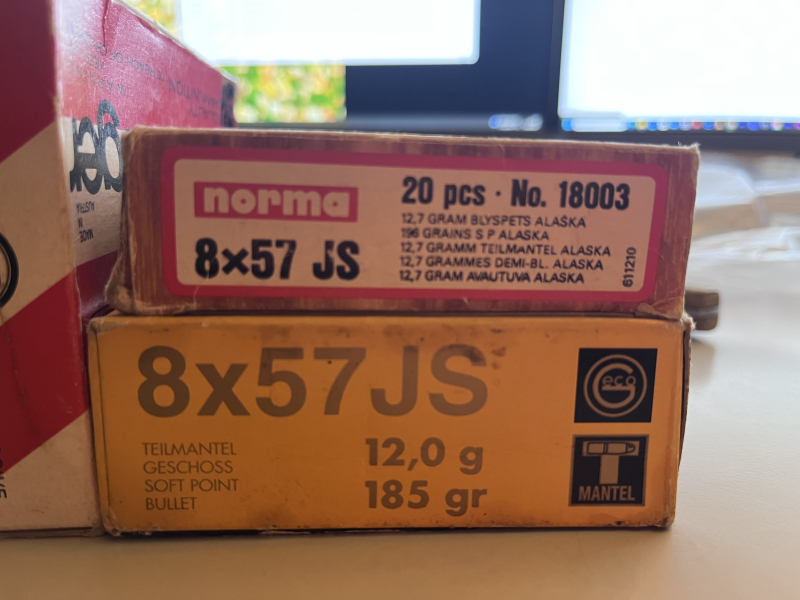 69 Schuss 8x57IS (RWS,HP,Geco;Norma) – Bild 2