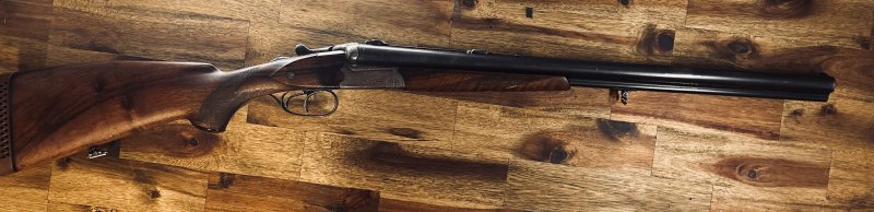 Suhler Drilling, 12/70 und 8x57 IRS, klassischer Jagddrilling – Bild 1