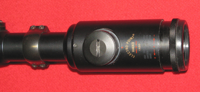 ZF / Zielfernrohr, ein HAKKO Electro - Point 1 × 20 mit dem Absehen / Beschreibung – Bild 3