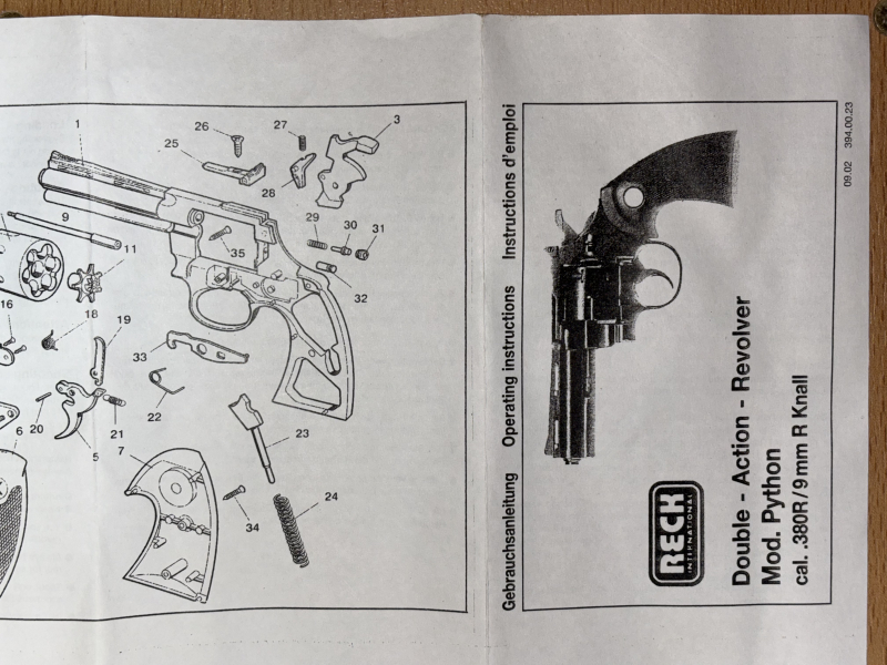 Reck Python im Kaliber 9mm R.K. – billede 4