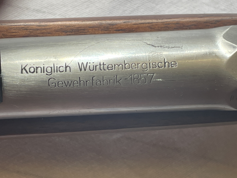 Perkussions- Infanteriegewehr "Württembergisches Vereinsgewehr" Mauser M1857 von Pedersoli Cal. – Bild 3
