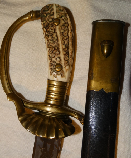Hirschfänger , geätzte Klinge – Bild 2