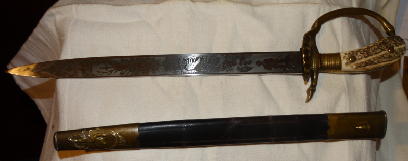 Hirschfänger , geätzte Klinge – Bild 1