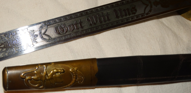 Hirschfänger , geätzte Klinge – Bild 4
