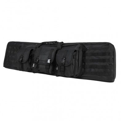 Doppelgewehrtasche 117cm Schwarz NcS USA – Bild 1