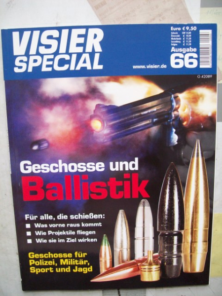 ** Visier SPEZIAL Nr. 66 -- ** Geschosse und Ballistik ** – Bild 1