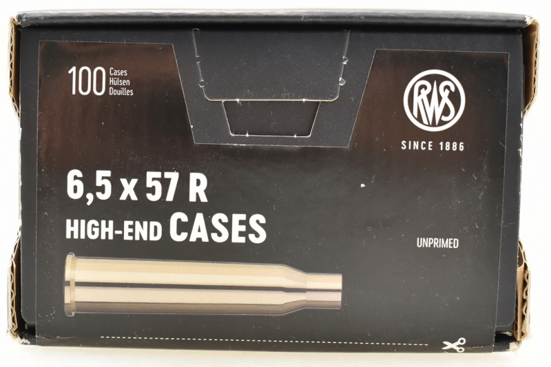 100 RWS Hülsen 6,5x57R – Bild 1