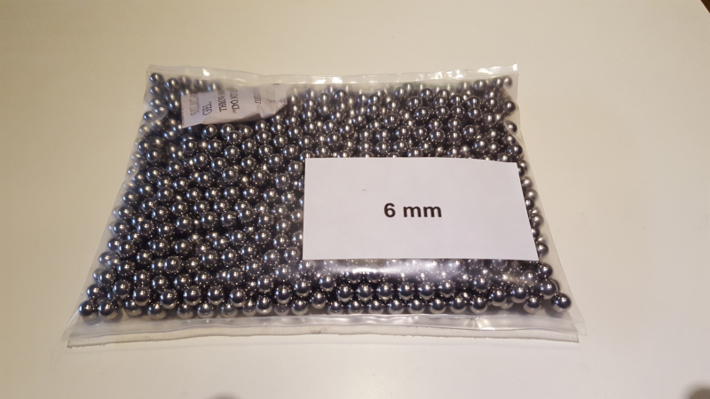 1 Kilo Stahlkugeln 6mm 1100st. – Bild 1