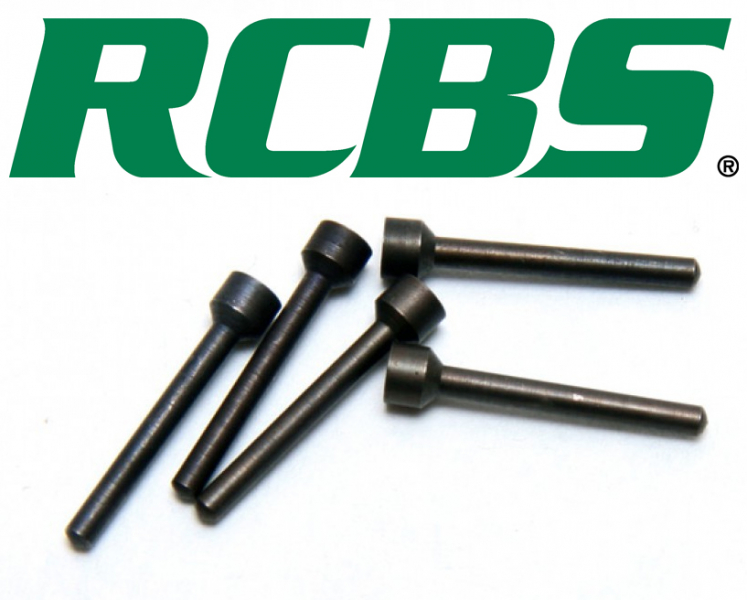 RCBS #90164 Decapping Pins headed Zündhütchen Ausstoßerstifte mit Köpfchen für Kalibrier Matrizen – Bild 1