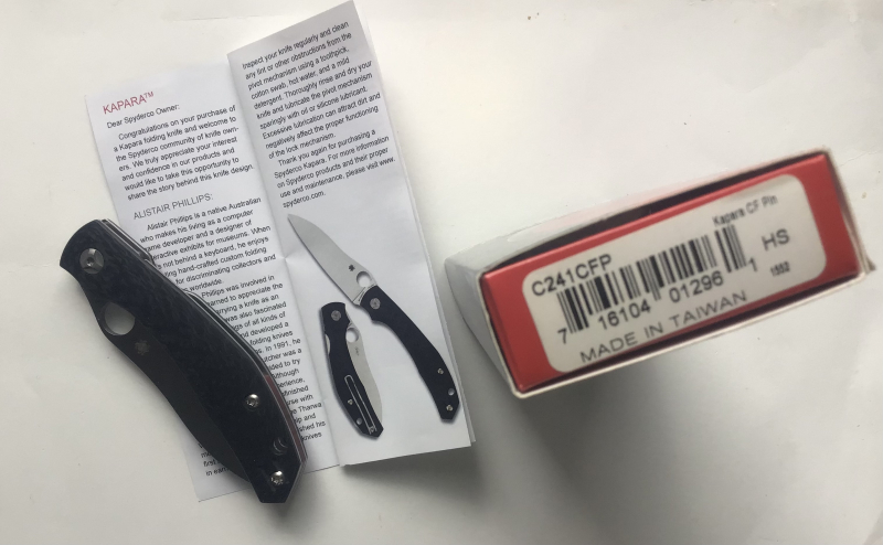 Spyderco KAPARA C241CFP – Bild 5