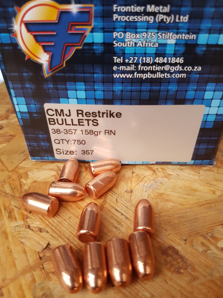 .38/158grs. Frontier verkupfert RN 750 stk. – Bild 1