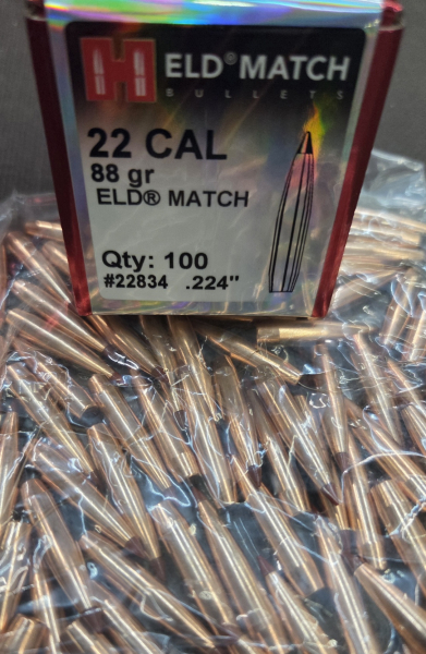 .22/.224/88grs. ELD Match Hornady 100 stk #22834# – Bild 1