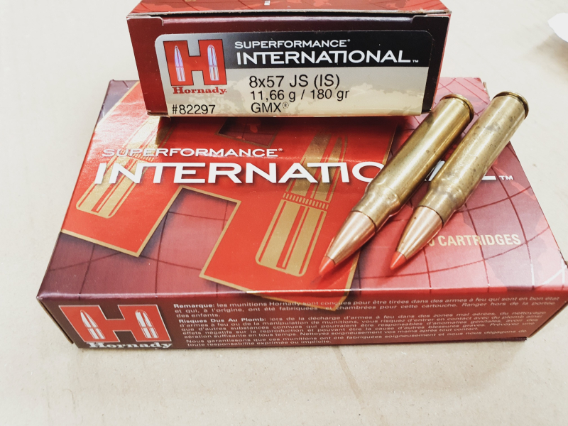 8x57IS/180 GMX Hornady Superformance Bleifrei 20 stk. #82297 # – Bild 1