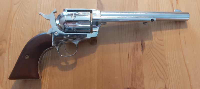 HS Texas Scout Peacemaker 9mm Knall in Chrom PTB 242 - Bestzustand - – Bild 2
