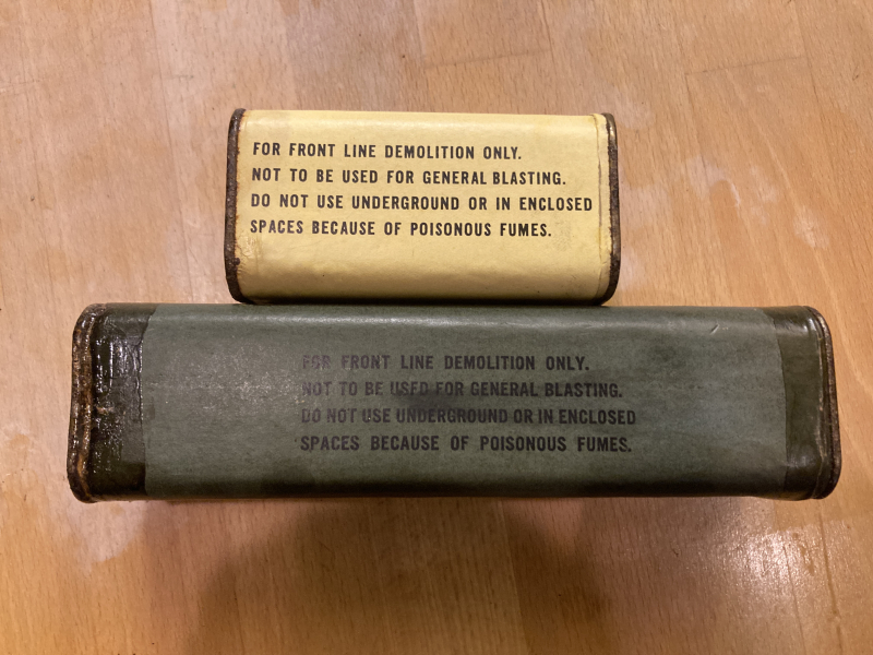 2 X US Army TNT Block original WK2 leer – Bild 3