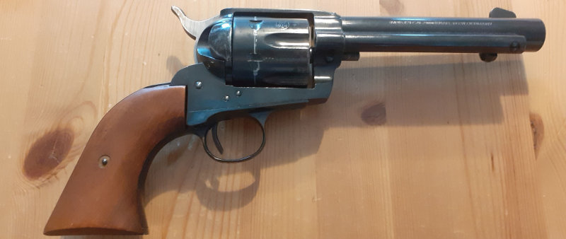 HS Texas Scout Frontier 9mm Knall PTB 241 mit Revolverholster und Zubehör – Bild 2
