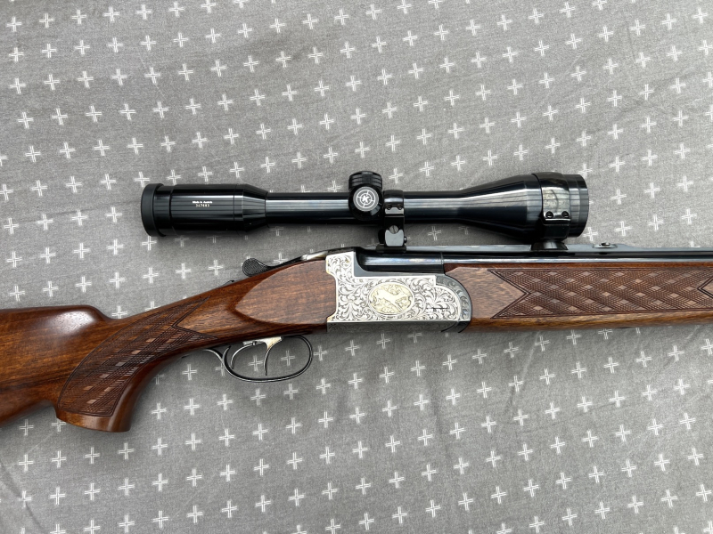 Bockbüchsflinte Antonio Zoli, 7x65R -12/70, Swarovski – Bild 2