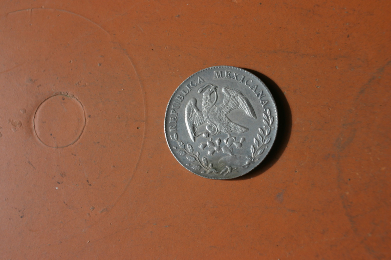 Silbermünze 8 Reales Mexico v 1894 – Bild 2