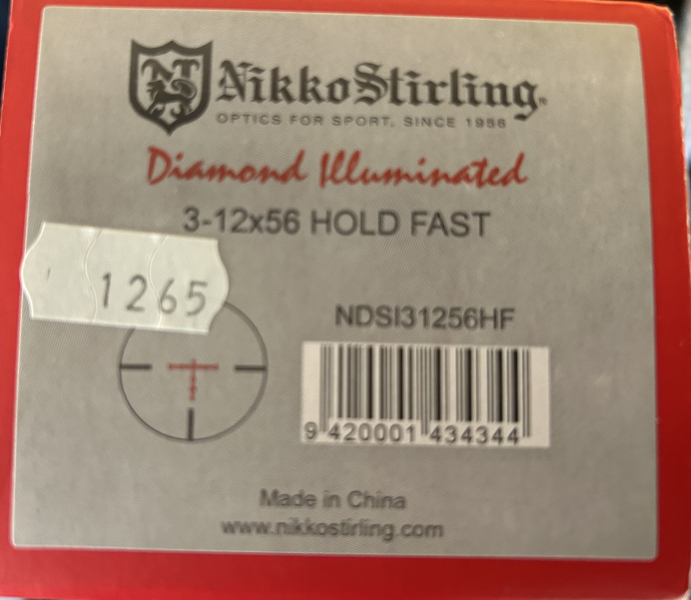 Nikko Stirling Diamond Illuminated 3-12x56 Zielfernrohr mit Picatinny Adapter – Bild 4