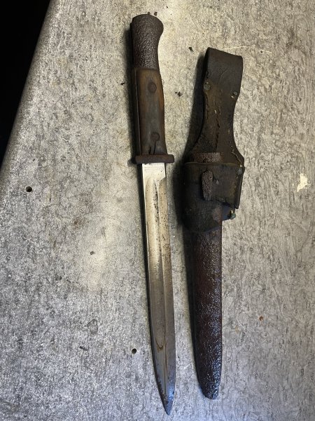 Seltenes S84/98 n.A. Bajonett 1916 – Doppelhersteller Bayard & Hammesfahr (Preußen W16) – Bild 4