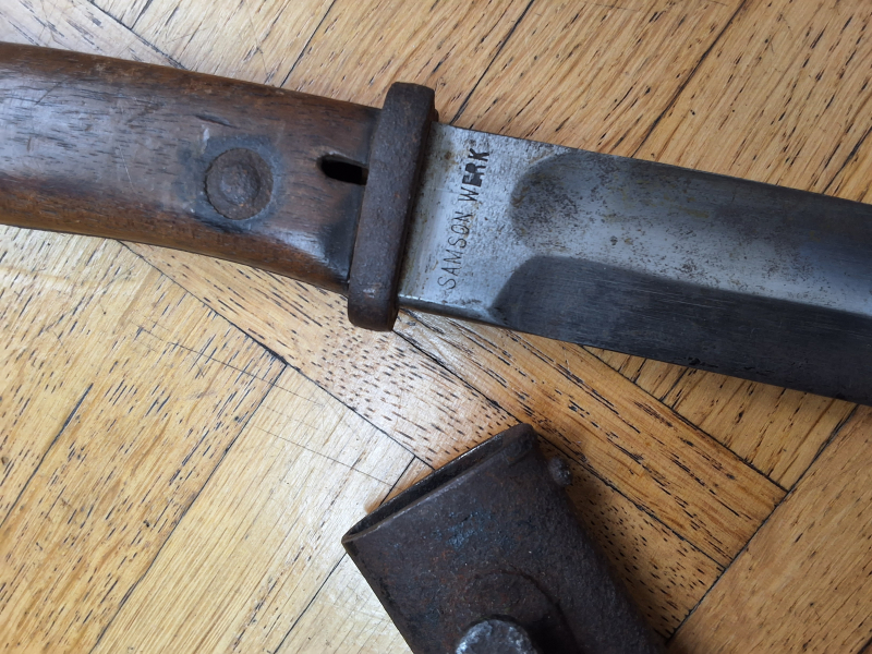 Bajonett deutsch 1 WK Samson Werk – Bild 3