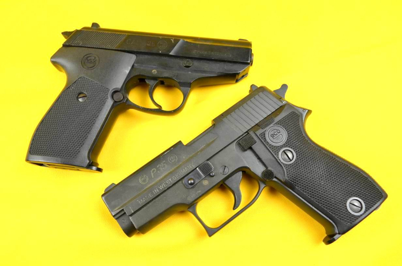 Traumpaar!!! Geco P35 I und P 35 II # Kaliber .35 # PTB 458 / PTB 497 – Bild 2