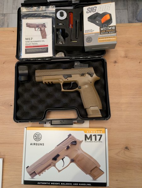 Sig Sauer P 320 M 17 CO2 Pistole 4,5mm Diabolo blow back – Bild 2