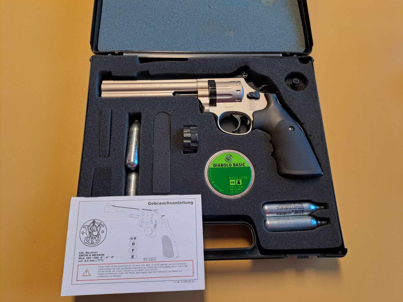 Revolver Smith & Wesson 586/686 4,5mm Diabolo Colt – Bild 1