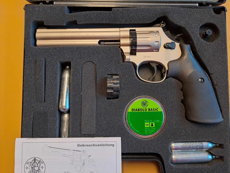 Revolver Smith & Wesson 586/686 4,5mm Diabolo Colt – Bild 4