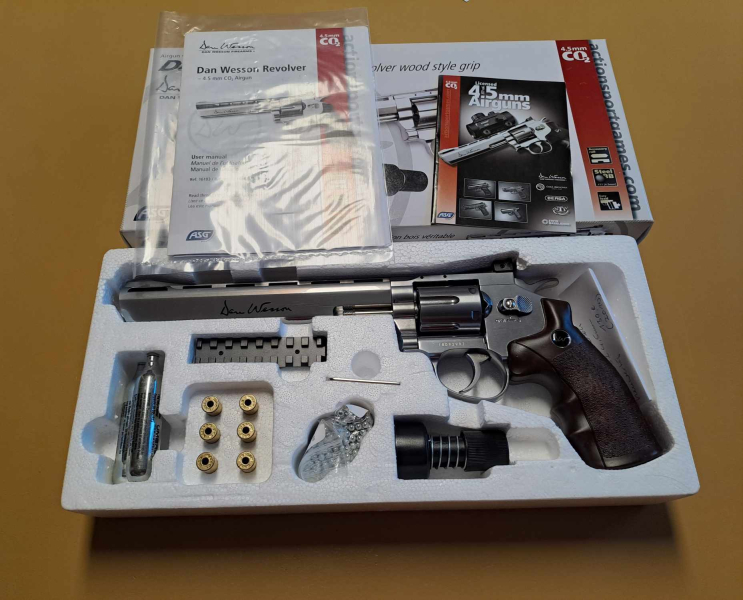 Revolver Dan Wesson 8 Zoll Co2 4,5mm Colt – Bild 1