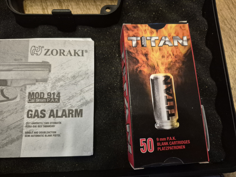 Zoraki 914 9mm P.A.K graviert und verchromt – Bild 4