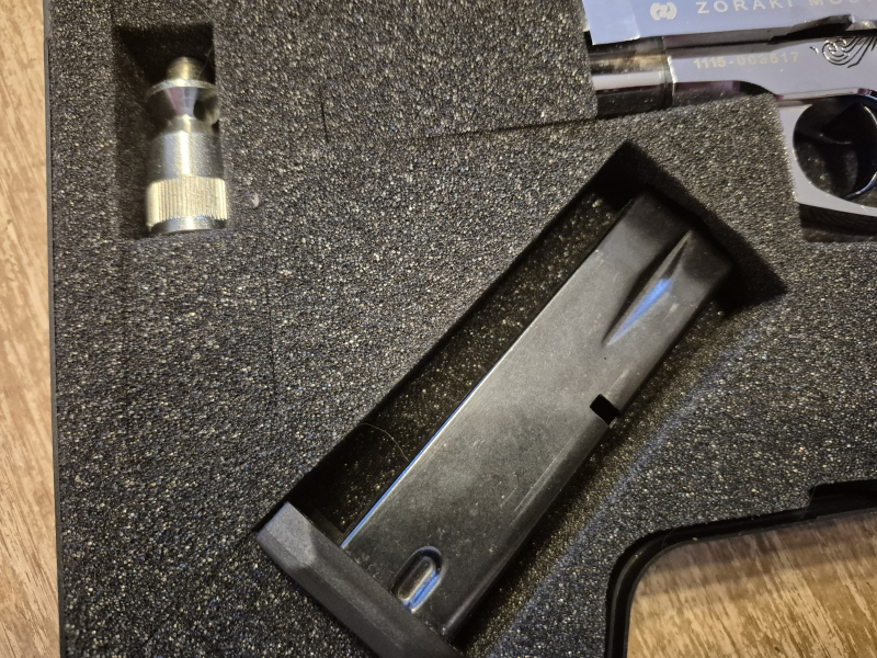 Zoraki 914 9mm P.A.K graviert und verchromt – Bild 3